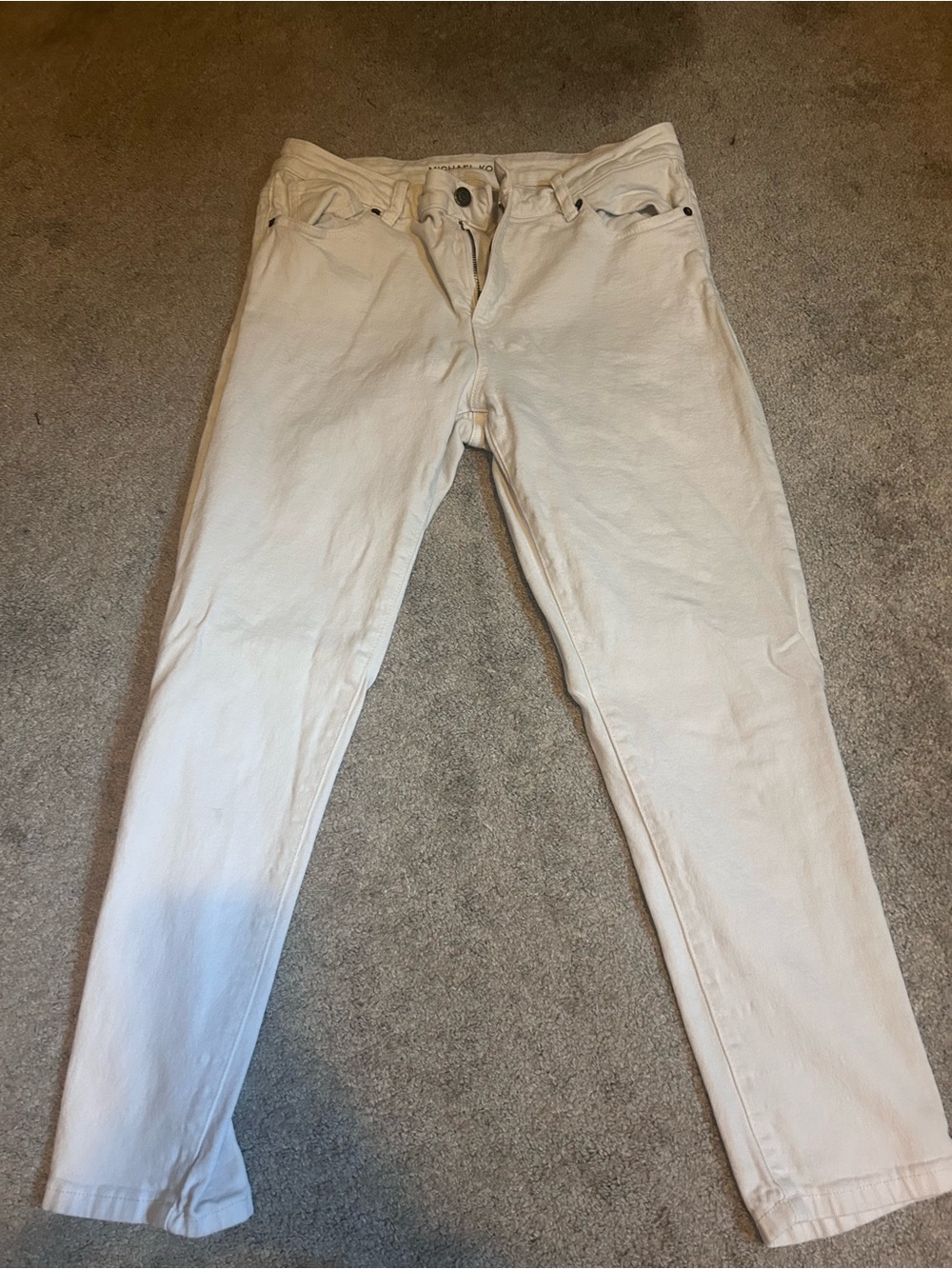 Mk white jeans